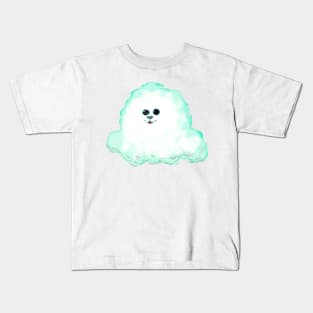 Cute cloudy face bear Kids T-Shirt